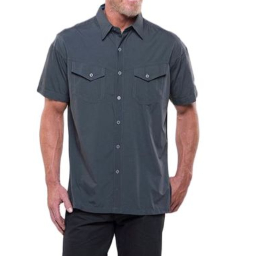 Kuhl Eluxur Charcoal Short Sleeve Shirt